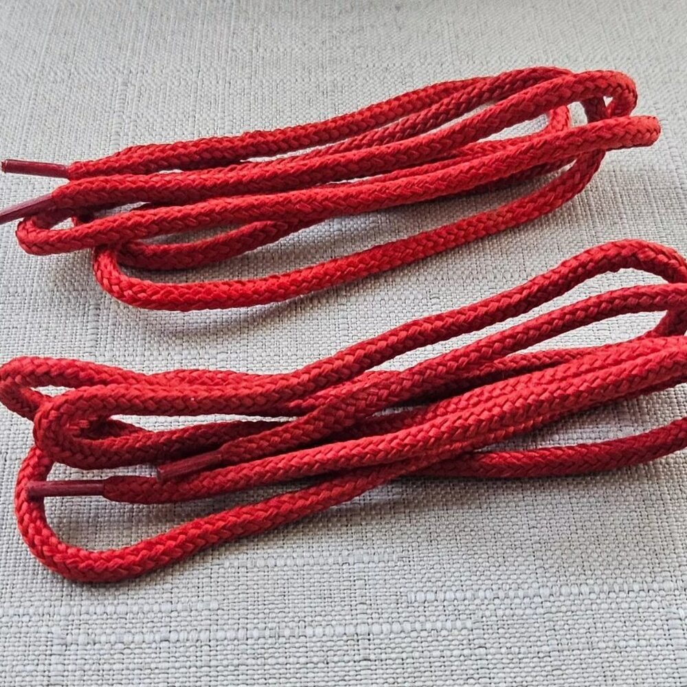 Replacement Laces Shoes Laces Long Red Pair of Laces New Unbranded
